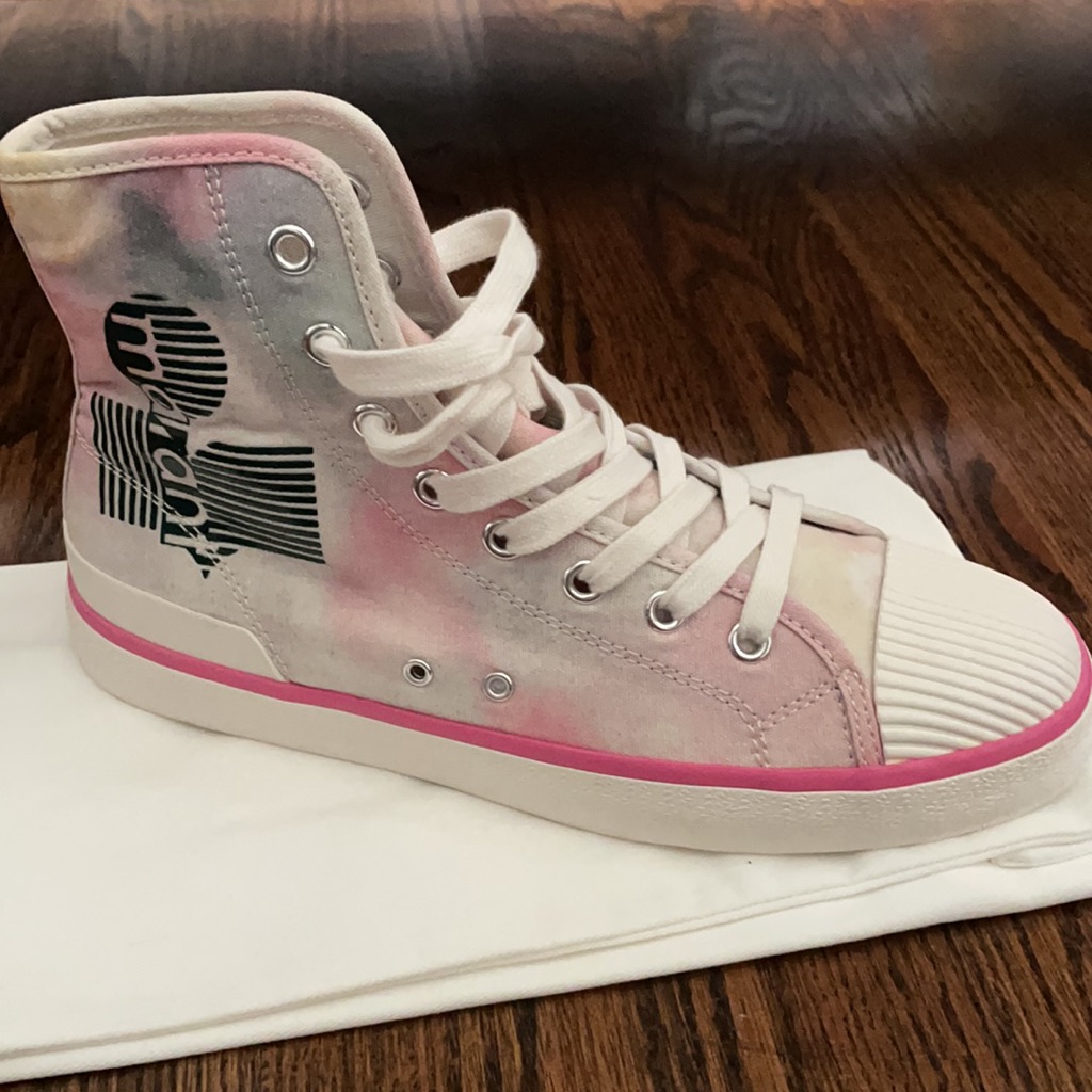 Isabel Marant Benkeen Denim High-Top Logo Sneakers